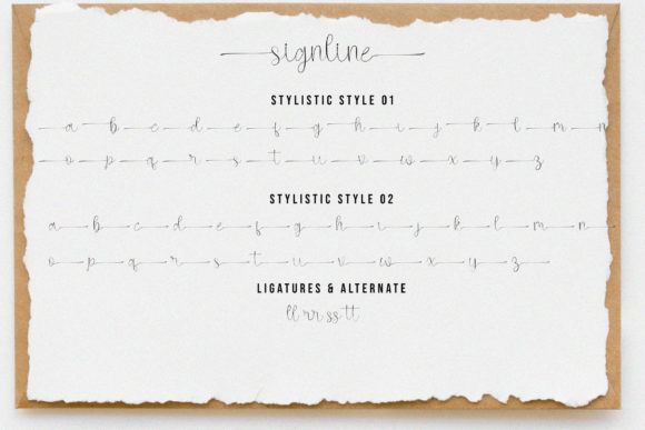 Signline Font Poster 7