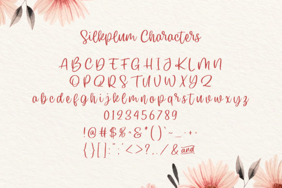 Silkplum Font Poster 5