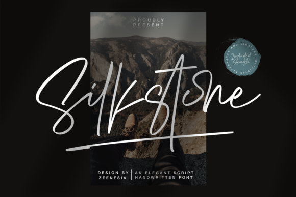 Silkstone Font Poster 11