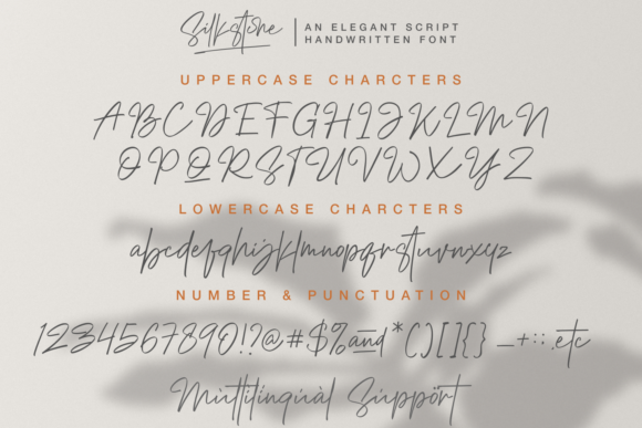 Silkstone Font Poster 12