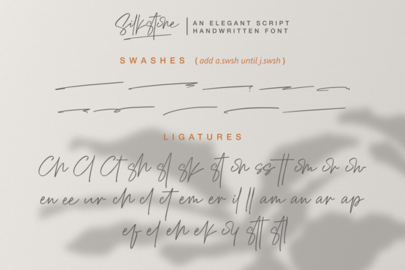 Silkstone Font Poster 13