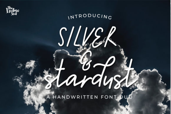 Silver & Stardust Duo Font Poster 1