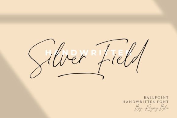 Silver Fields Font Poster 1