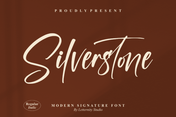 Silverstone Font Poster 1