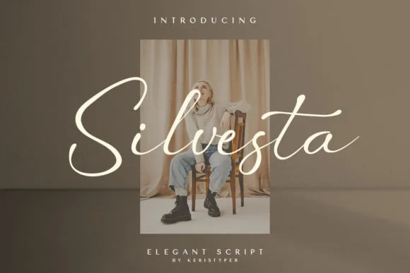 Silvesta Font Silvesta Font Poster 1