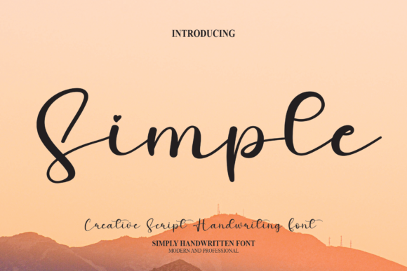 Simple Font Simple Font Poster 1