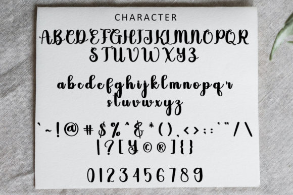 Simple Book Font Poster 6