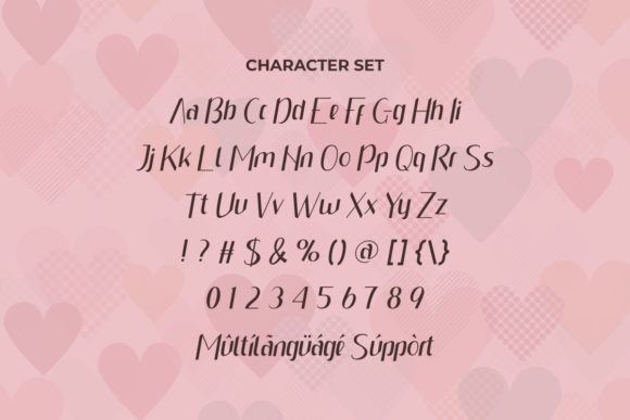 Simple Couple Font Poster 7