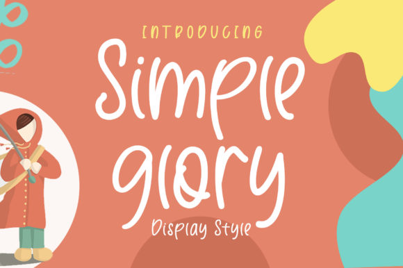 Simple Glory Font Poster 1