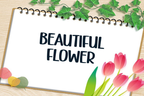 Simple Planer Font Poster 2