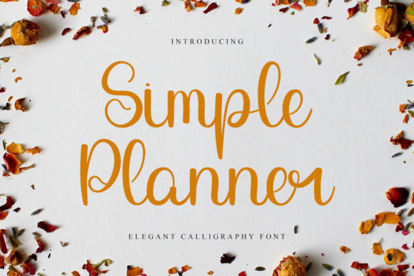 Simple Planner Font