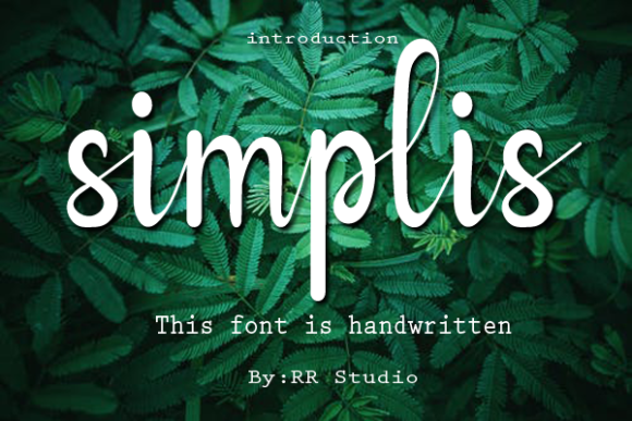 Simplis Font Poster 1