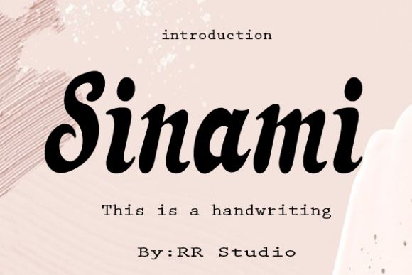 Sinami Font