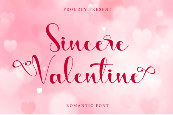 Sincere Valentine Font Poster 1