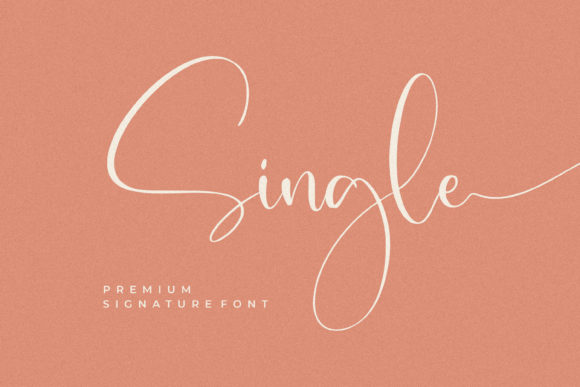 Single Font Poster 1