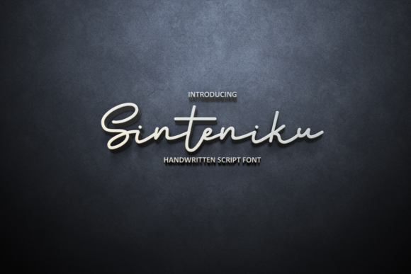 Sinteniku Font