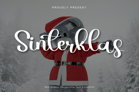 Sinterklas Font Poster 1