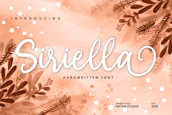 Siriella Font Poster 1