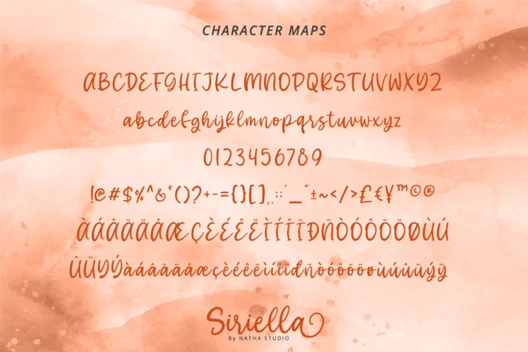 Siriella Font Poster 7