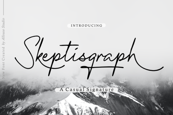 Skeptisgraph Font Poster 1