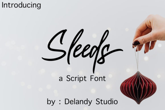 Sleeds Font Poster 1