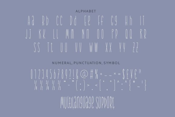 Slim Beauty Font Poster 6
