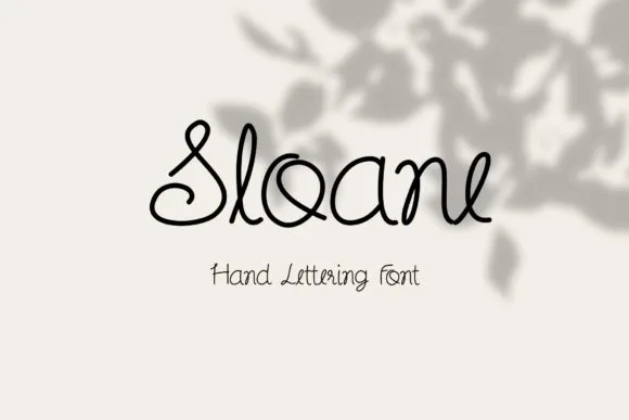 Sloane Font Sloane Font Poster 1