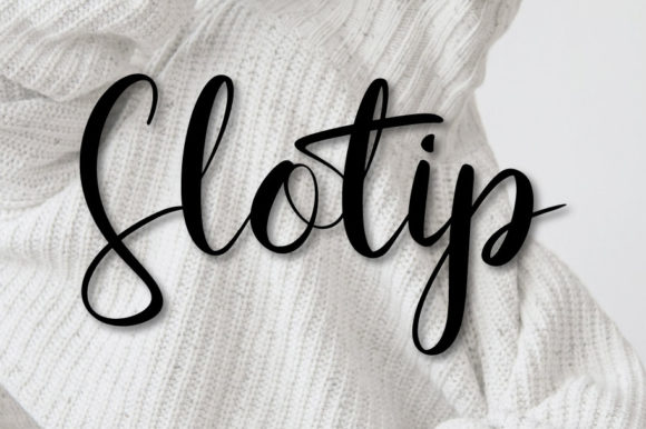 Slotip Script Font