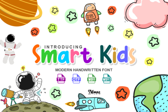 Smart Kids Font Poster 1