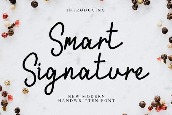 Smart Signature Font