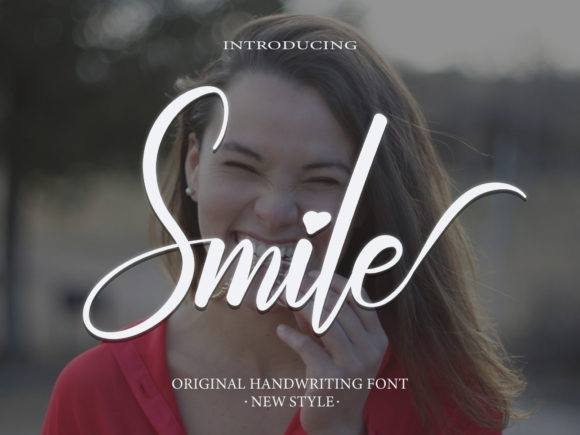 Smile Font Poster 1