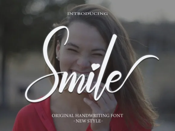 Smile Font Smile Font Poster 1