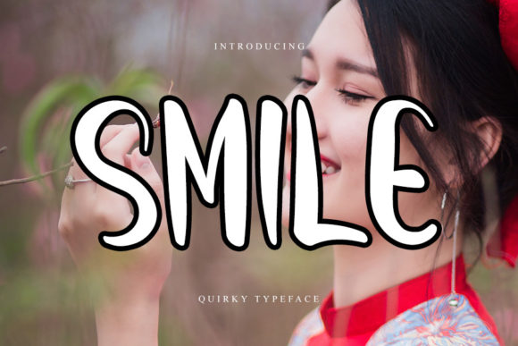 Smile Font Poster 1