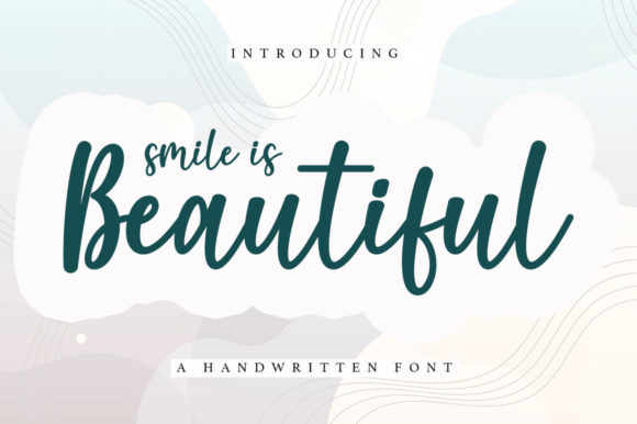 Smile is Beautiful Font Poster 1