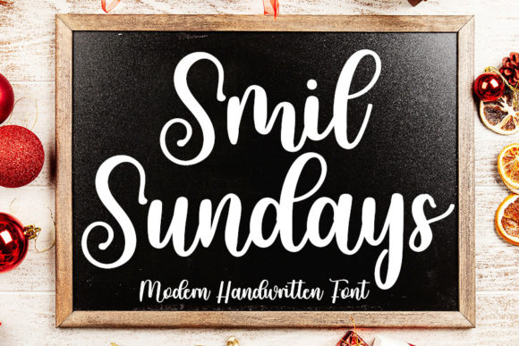 Smile Sundays Font Poster 1