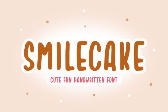 Smilecake Cute Font Poster 1