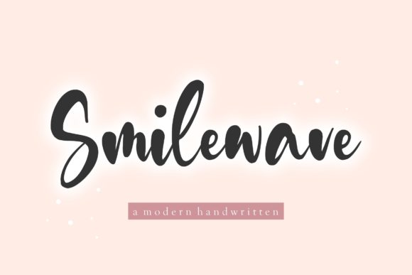 Smilewave Font Poster 1