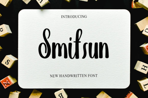 Smitsun Font Poster 1