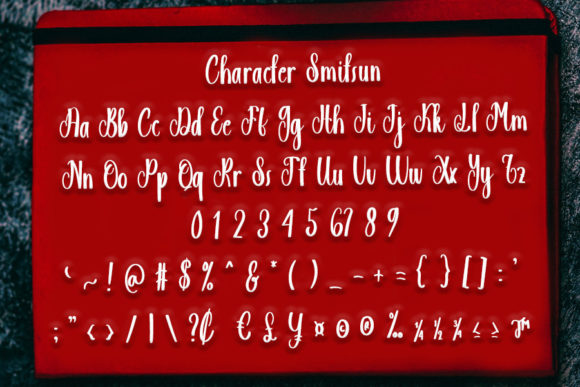 Smitsun Font Poster 5