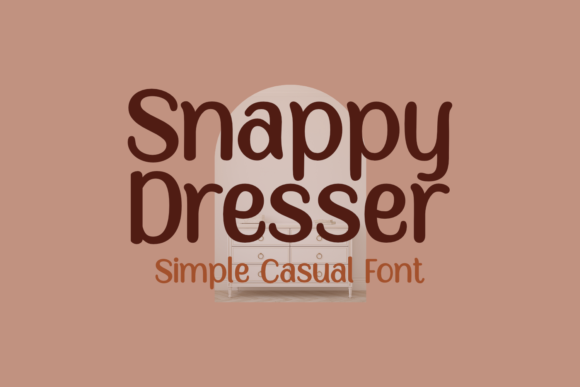 Snappy Dresser Font Poster 1