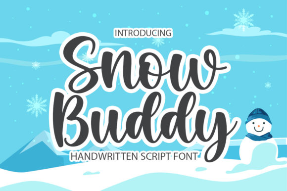 Snow Buddy Font Poster 1