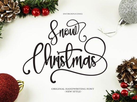 Snow Christmas Font