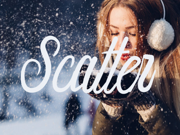 Snow Pile Font Poster 4