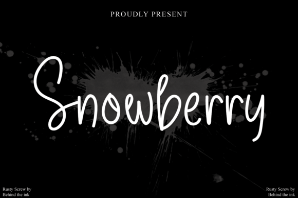 Snowberry Font Poster 1