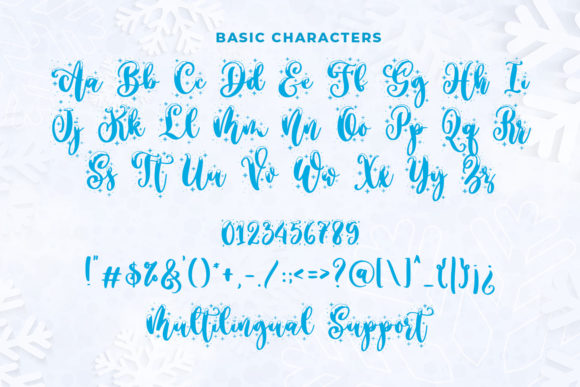 Snowember Font Poster 10