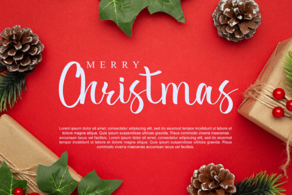 Snowflake Font Poster 3