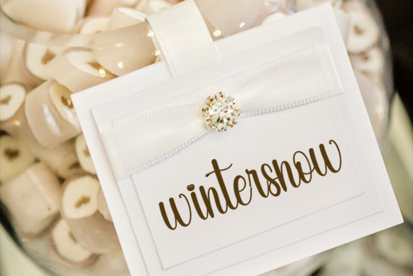 Snowhite Font Poster 2