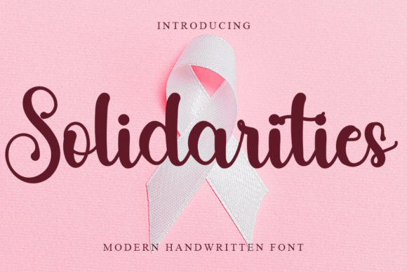 Solidarities Font Poster 1