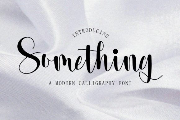 Something Font Poster 1