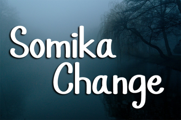 Somika Change Font Poster 1